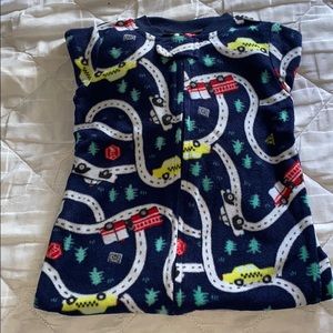 Joe Boxer Toddler Boy Warm Fleece One Piece Pajama Zip Up Footies